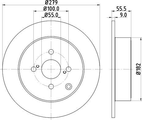 DON PCD13012 - Brake Disc autospares.lv