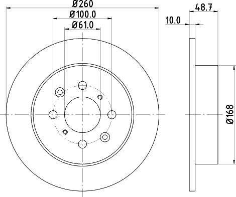 DON PCD13082 - Brake Disc autospares.lv