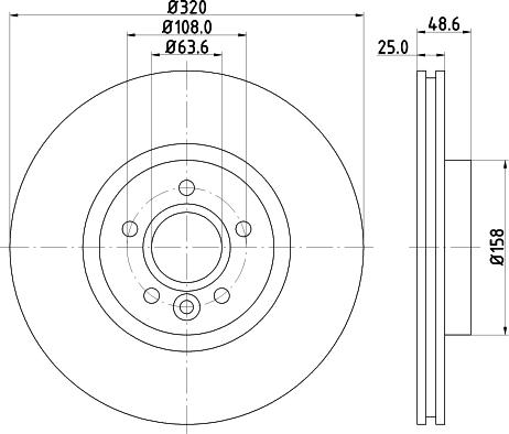 DON PCD13172 - Brake Disc autospares.lv