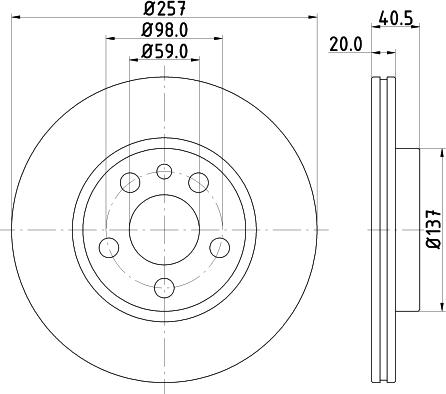 DON PCD13792 - Brake Disc autospares.lv