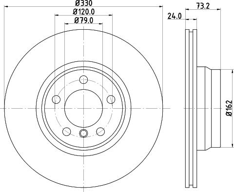 DON PCD12911 - Brake Disc autospares.lv