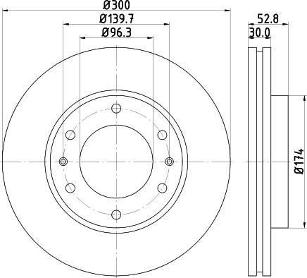 DON PCD12341 - Brake Disc autospares.lv