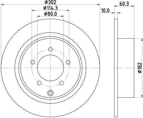 DON PCD12742 - Brake Disc autospares.lv