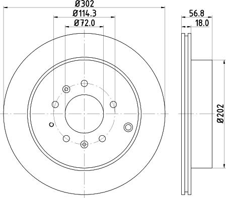 DON PCD21652 - Brake Disc autospares.lv