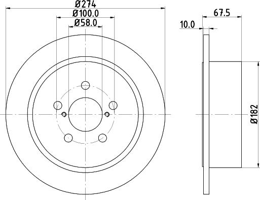 DON PCD21602 - Brake Disc autospares.lv