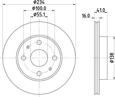 DON PCD21182 - Brake Disc autospares.lv