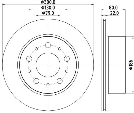 DON PCD21872 - Brake Disc autospares.lv