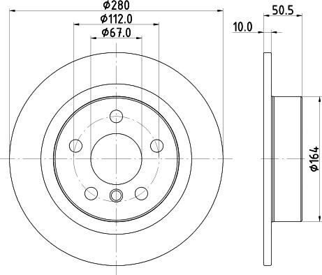 DON PCD23232 - Brake Disc autospares.lv