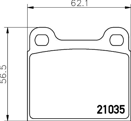 DON PCP1450 - Brake Pad Set, disc brake autospares.lv