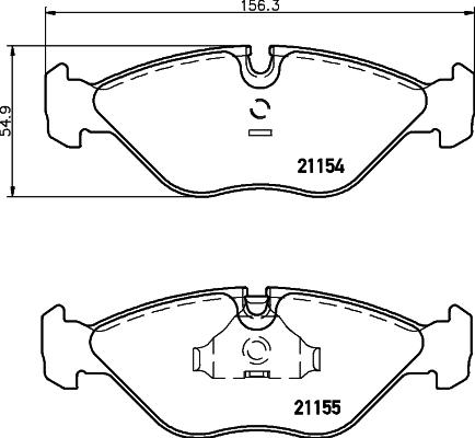 DON PCP1465 - Brake Pad Set, disc brake autospares.lv