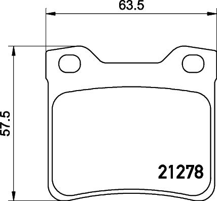 DON PCP1404 - Brake Pad Set, disc brake autospares.lv