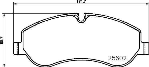 DON PCP1646 - Brake Pad Set, disc brake autospares.lv