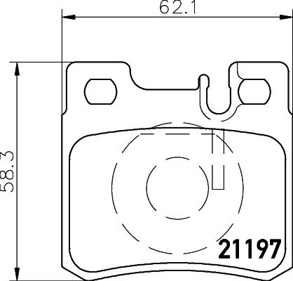 DON PCP1232 - Brake Pad Set, disc brake autospares.lv