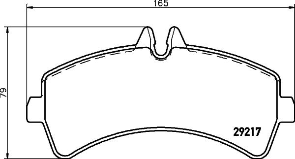 DON PCP1713 - Brake Pad Set, disc brake autospares.lv