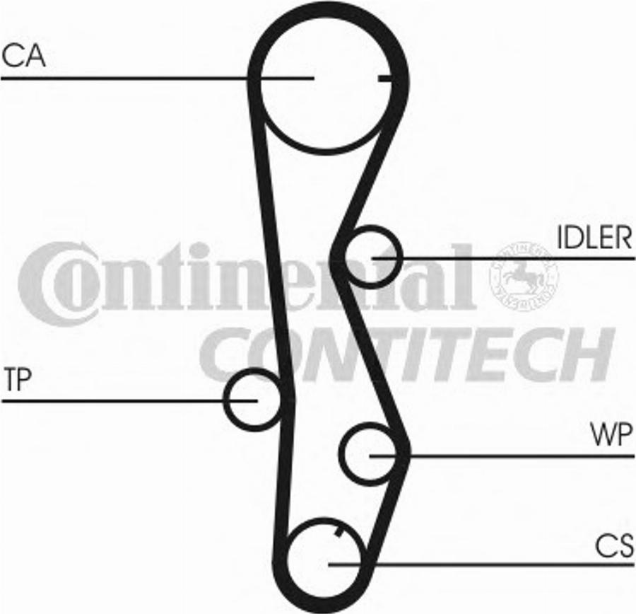 Dongil 123RU28 - Timing Belt Set autospares.lv