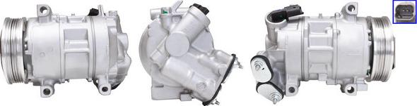 DRI 700510996 - Compressor, air conditioning autospares.lv