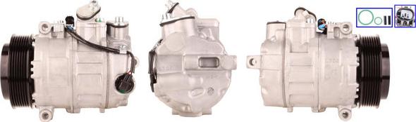 DRI 700510556 - Compressor, air conditioning autospares.lv