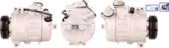 DRI 700510244 - Compressor, air conditioning autospares.lv