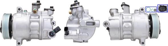 DRI 7005110000 - Compressor, air conditioning autospares.lv