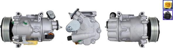 DRI 700511131 - Compressor, air conditioning autospares.lv