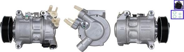 DRI 700511175 - Compressor, air conditioning autospares.lv