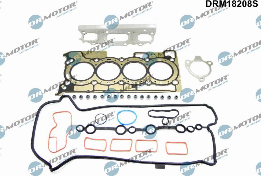 Dr.Motor Automotive DRM18208S - Gasket Set, cylinder head autospares.lv