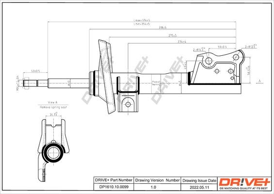 Dr!ve+ DP1610.10.0099 - Shock Absorber autospares.lv