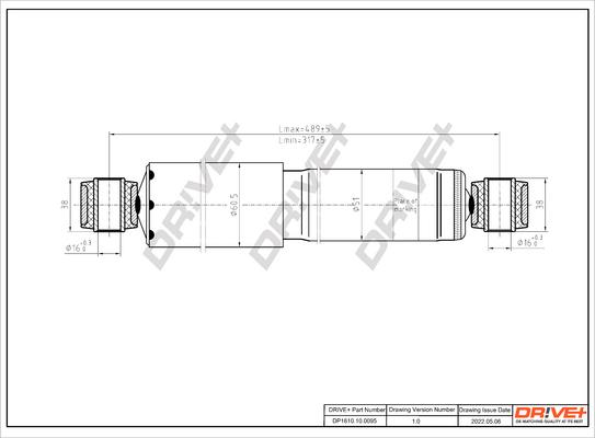 Dr!ve+ DP1610.10.0095 - Shock Absorber autospares.lv