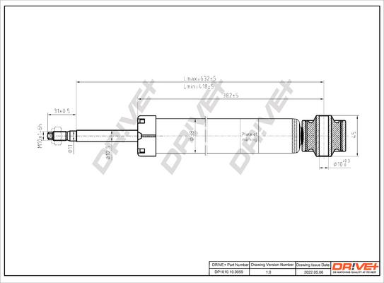 Dr!ve+ DP1610.10.0059 - Shock Absorber autospares.lv