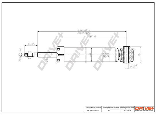 Dr!ve+ DP1610.10.0050 - Shock Absorber autospares.lv