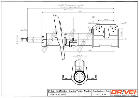 Dr!ve+ DP1610.10.0006 - Shock Absorber autospares.lv