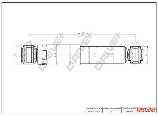 Dr!ve+ DP1610.10.0019 - Shock Absorber autospares.lv