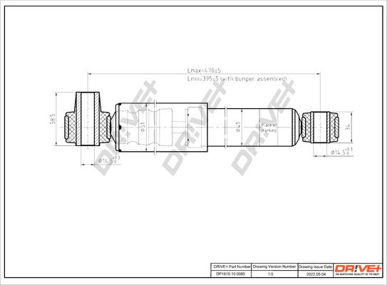 Dr!ve+ DP1610.10.0085 - Shock Absorber autospares.lv