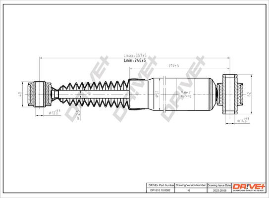 Dr!ve+ DP1610.10.0082 - Shock Absorber autospares.lv