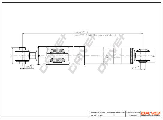 Dr!ve+ DP1610.10.0087 - Shock Absorber autospares.lv