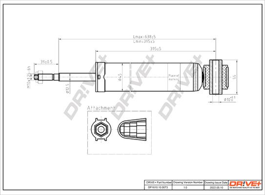 Dr!ve+ DP1610.10.0073 - Shock Absorber autospares.lv