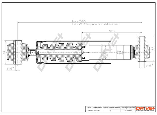 Dr!ve+ DP1610.10.0195 - Shock Absorber autospares.lv