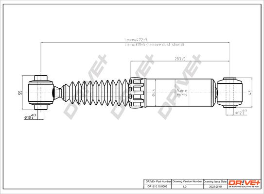 Dr!ve+ DP1610.10.0144 - Shock Absorber autospares.lv