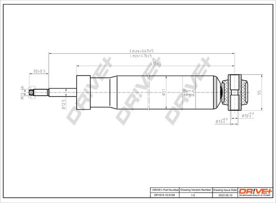 Dr!ve+ DP1610.10.0158 - Shock Absorber autospares.lv