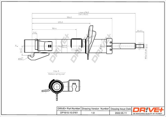 Dr!ve+ DP1610.10.0161 - Shock Absorber autospares.lv