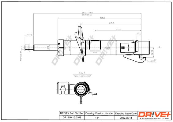 Dr!ve+ DP1610.10.0162 - Shock Absorber autospares.lv