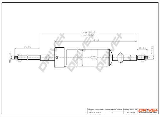 Dr!ve+ DP1610.10.0110 - Shock Absorber autospares.lv