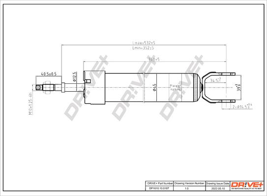 Dr!ve+ DP1610.10.0187 - Shock Absorber autospares.lv