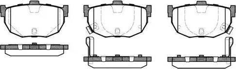 Dr!ve+ DP1010.10.0195 - Brake Pad Set, disc brake autospares.lv