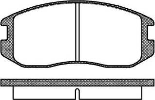 Dr!ve+ DP1010.10.0961 - Brake Pad Set, disc brake autospares.lv