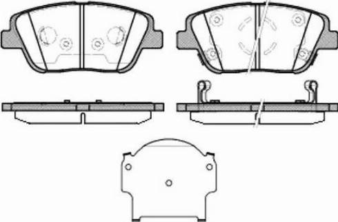 Dr!ve+ DP1010.10.0498 - Brake Pad Set, disc brake autospares.lv