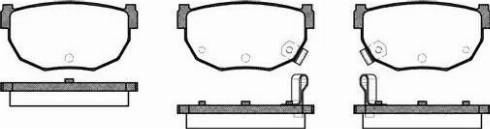 Dr!ve+ DP1010.10.0468 - Brake Pad Set, disc brake autospares.lv