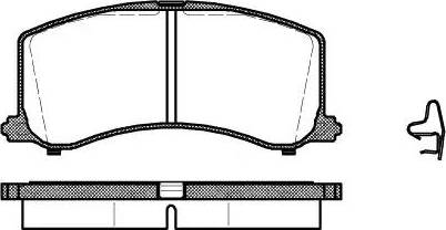 Dr!ve+ DP1010.10.0463 - Brake Pad Set, disc brake autospares.lv