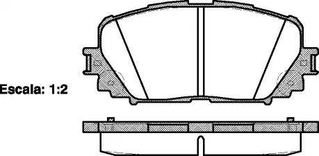 Dr!ve+ DP1010.10.0540 - Brake Pad Set, disc brake autospares.lv