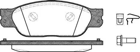 Dr!ve+ DP1010.10.0505 - Brake Pad Set, disc brake autospares.lv